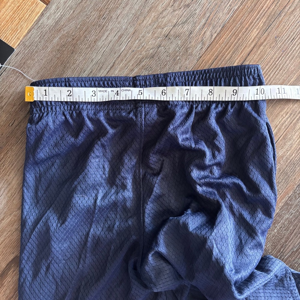 New Balance Boys Natural Indigo Blue Honeycomb Mesh Athletic Shorts Size L 7 NEW - Picture 6 of 6